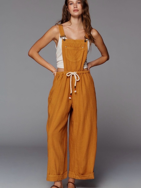 Anthropologie Pants - Anthropologie Pilcro Drawstring Linen Overalls - NWT
